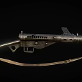 Vintage Military Rifle with Leather Strap and Metal Components in Classic Design