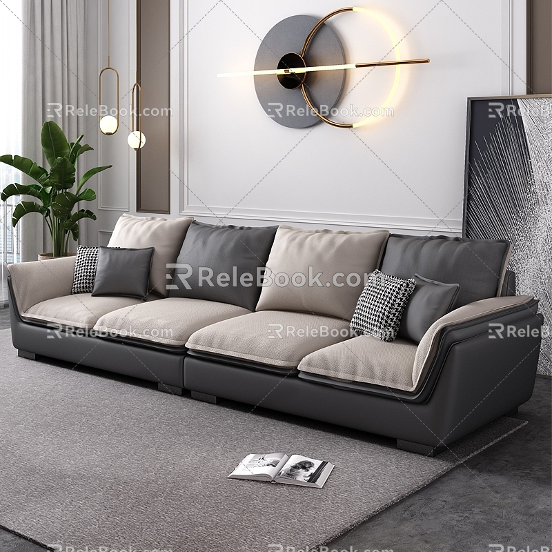 Modern Sofa Multiplayer Sofa Sofa Living Room Sofa 3d model