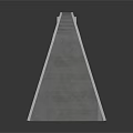 Durable Industrial Metal Arched Frame Structure With Textured Surface And Supports