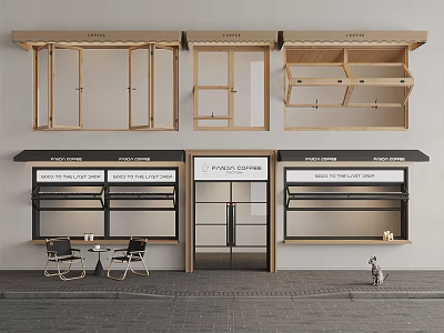 Folding Window Upper and Lower Folding Window Left and Right Folding Window Cyber Popular Folding Window Door Head Door Surface Awning 3d model