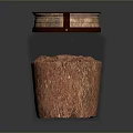 Transparent Glass Jar With Brown Grains And Red Gold Decorative Lid For Kitchen Storage