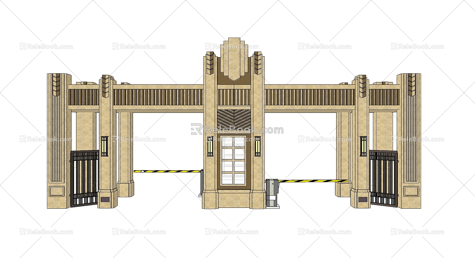 Gate 3d model