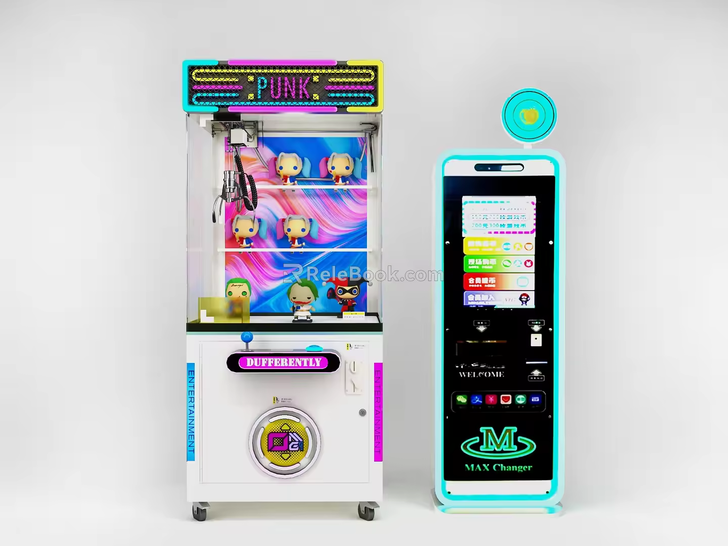 Doll Machine Catch Doll Machine Coin Machine Game Machine 3d model