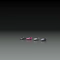 Sleek Modern Sports Cars In Various Colors Parked In Stylish Lineup