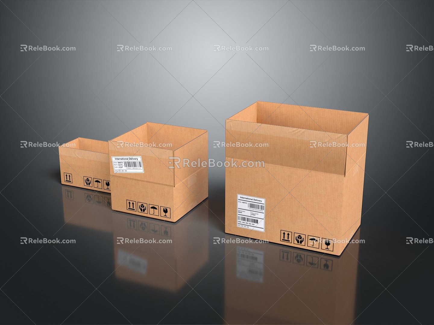 Box Box Carton Container model