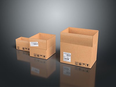 Box Carton Container model