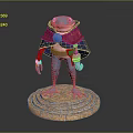 Frog Poison Frog Game Frog Reptile Cold Blooded Animal Reptile 3d model