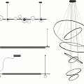 Modern Chandelier Designs Featuring Circular Rings Linear Bar And Hanging Fixtures