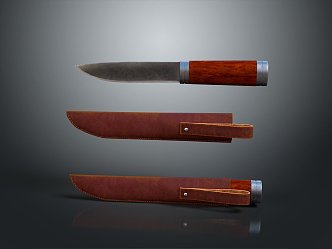 Dagger Sword Knife Bayonet Pickknife Magic Dagger Magic Knife Wooden Knives for Protection Outdoor Knife 3d model