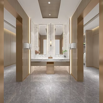 Modern toilet 3d model