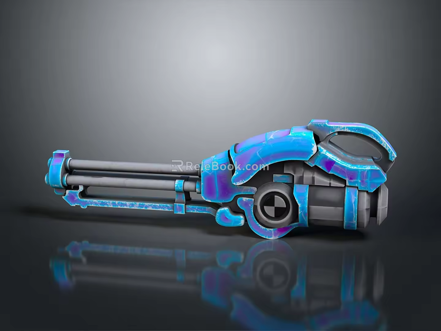 Mini Gun Mini Machine Gun Sci-fi Weapon Futuristic Weapon Sci-fi Equipment Concept Weapon Next Generation Weapon 3d model