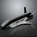 NASA Space Shuttle Model Equipment With White Exterior Wing And Tail Structure 3d model