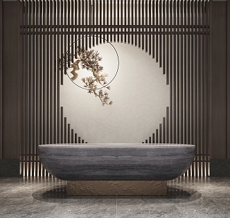 New Chinese Reception Desk 3d model