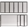 modern folding door 3d model