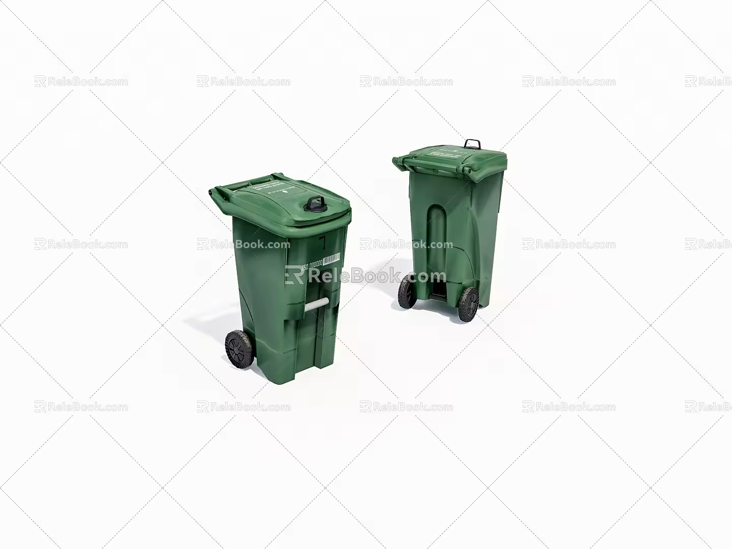 trash can 3d model
