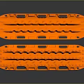 Two Orange Household Comfortable Non slip Daily Use Floor Mats For Home