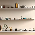 Tea Set 3d model