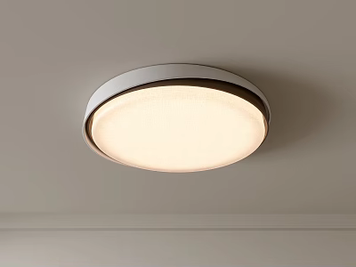 Modern Round Ceiling Light With Soft Illumination For Home Living Space 3d model