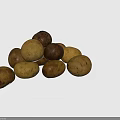 Fresh Pile of Organic Potatoes Featuring Natural Skin Texture and Earthy Colors