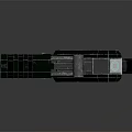 Futuristic Sci Fi Weapon Pistol With Blue Illuminated Accents And Sleek Metallic Design