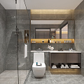 Hotel Toilet Modern Toilet 3d model