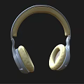 Modern Over Ear Headphones With Soft Yellow Ear Cushions And Sleek Design