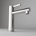 Modern Sleek Stainless Steel Faucets With Contemporary Design For Bathroom And Kitchen Use