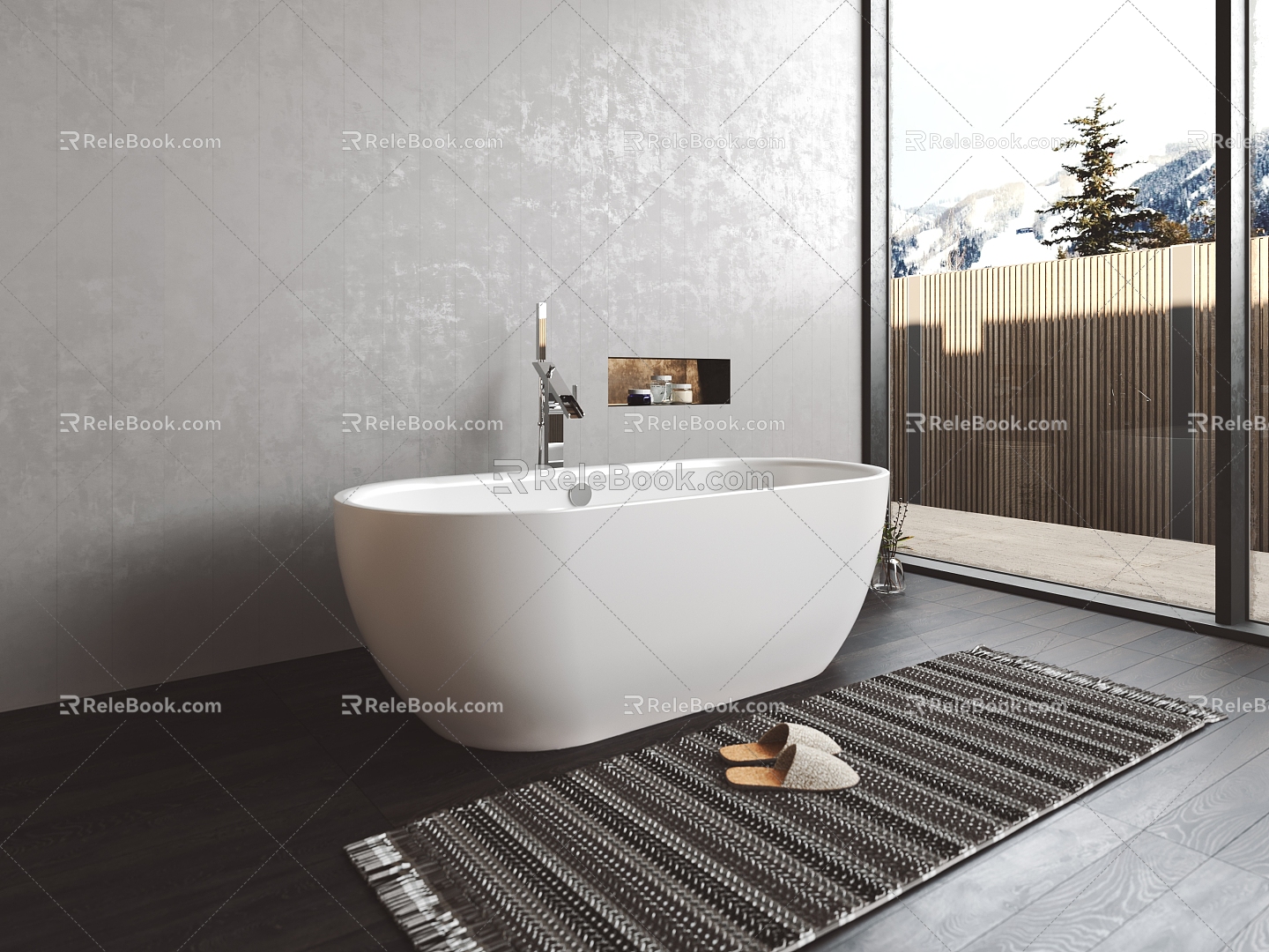 Modern Bathtub 3d model