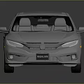 Silver Honda Sedan Showcasing Sleek Modern Exterior And Shiny Body Finish