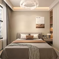 Modern Living Dining Room Interior With White Sofa Coffee Table TV Chandelier And Decorative Paintings