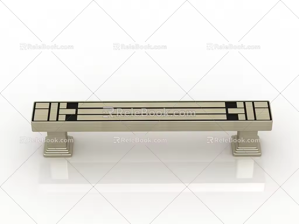 Modern hardware handle 3d model