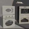 Modern POLLFORM Kitchen Appliances Featuring Oven And Coffee Machine With Sleek Design