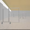 Sturdy Agricultural Equipment With Metal Frame Multi Layer Shelves And Wheels