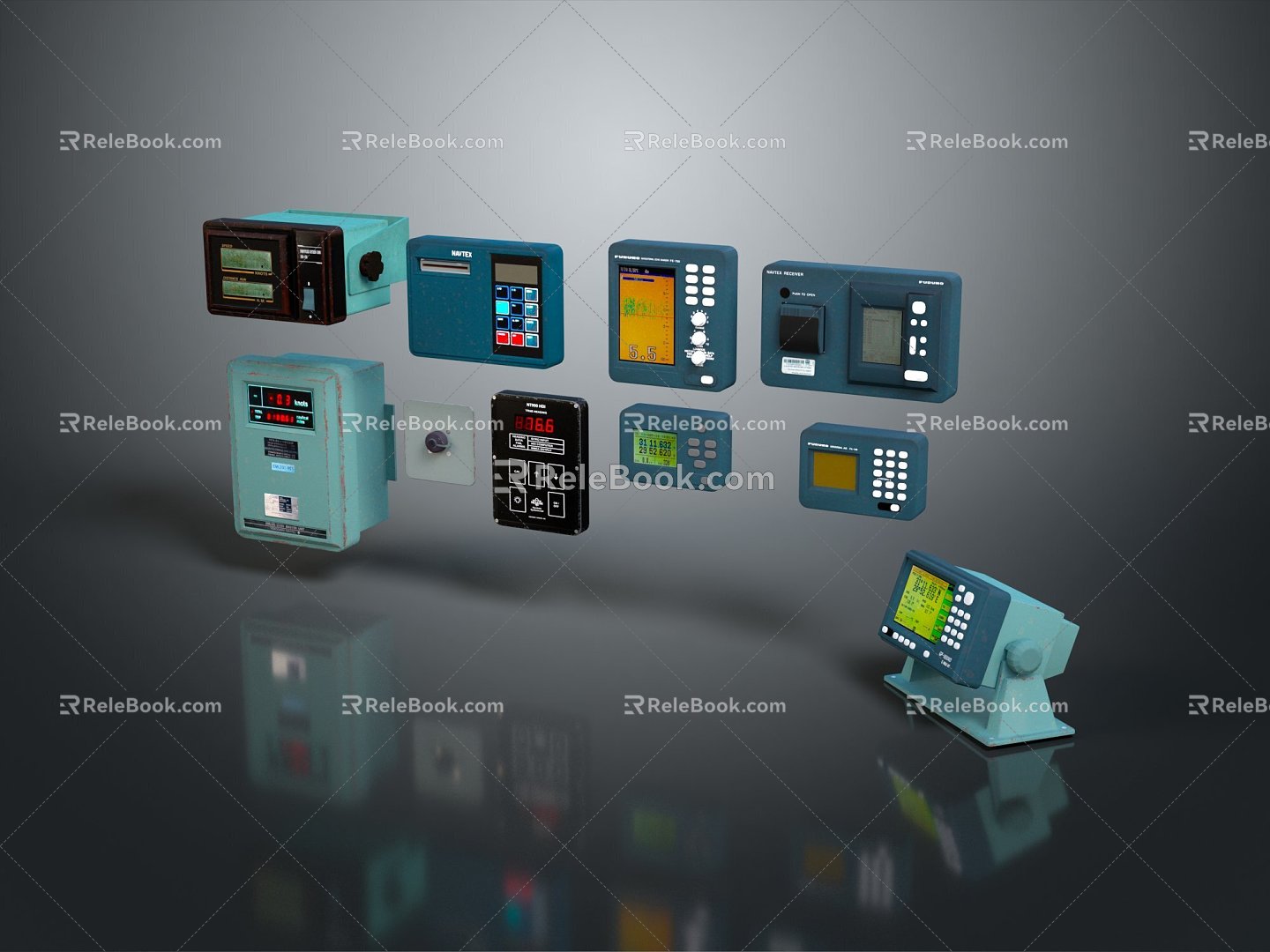 Instrument Control Equipment Control Instrument 3d model