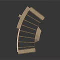 Traditional Building Structure With Arched Entrance Decorative Stone Columns And Textured Walls