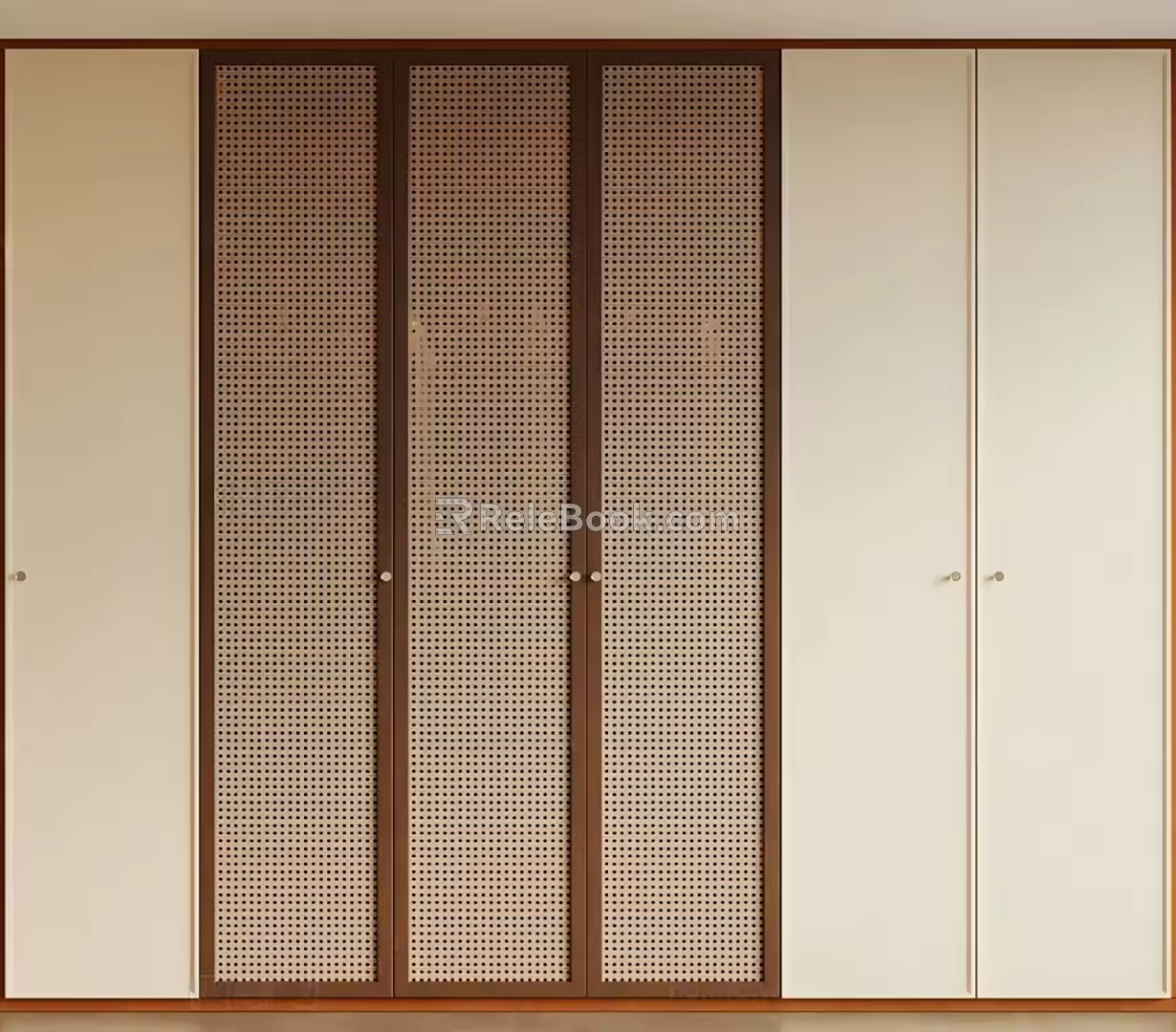 Middle style wardrobe 3d model