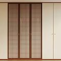 Middle style wardrobe 3d model
