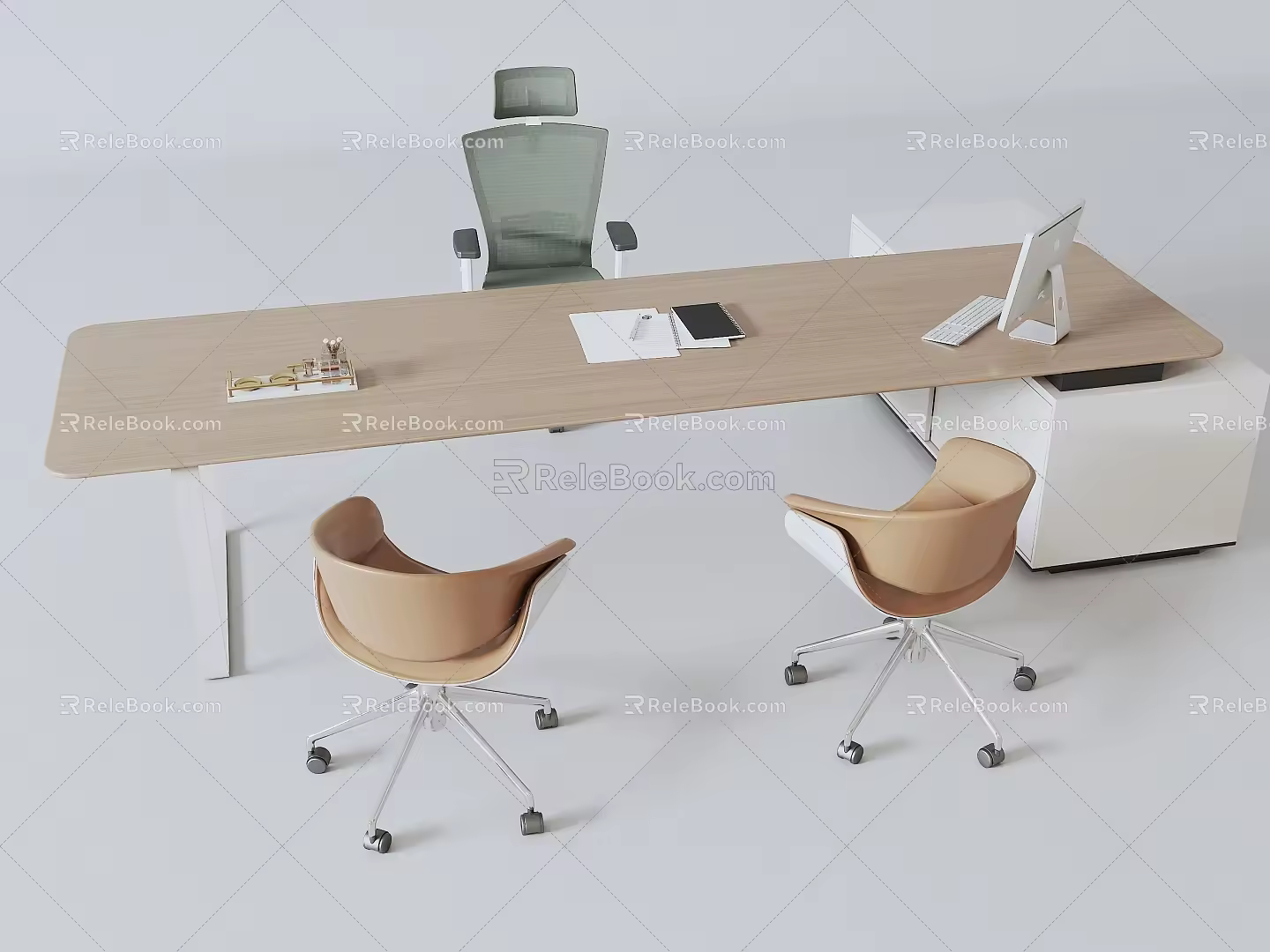 Manager Desk 3d model