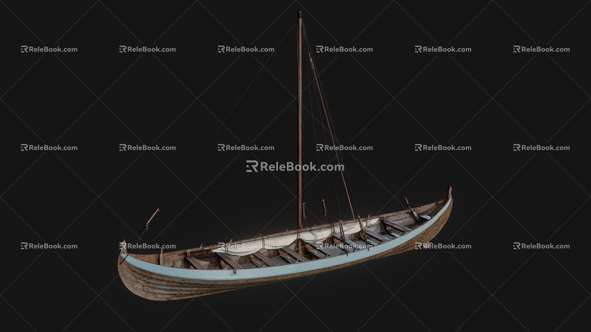 Fishing boat 3d model