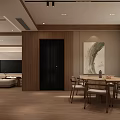 Modern Living Dining Room Interior Design With Sofa Coffee Table Rug And Natural Light
