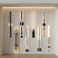 Modern Decorative Wall Sconces with Various Design Styles for Interior Lighting 3d model