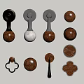 Middle ancient handle Middle ancient style handle 3d model