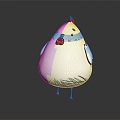 Modern Chick Chicken Cartoon Chick Cock 3d model