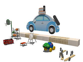 Modern Toys 3d model