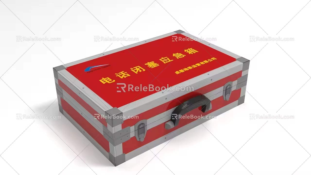 Emergency box high and low die 3d model