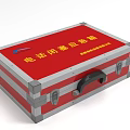 Emergency box high and low die 3d model