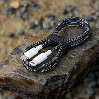 Data cable stone 3d model