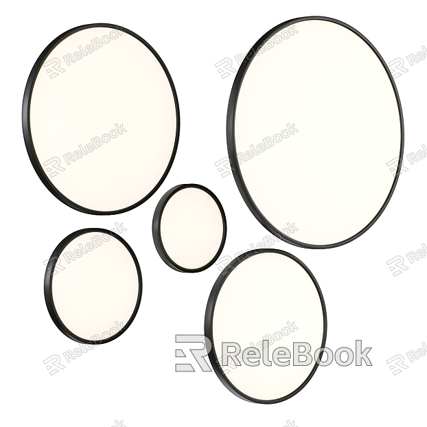 Simple Light Luxury Mirror Mirror Decorative Mirror Round Mirror Shape Mirror Light Luxury Mirror model