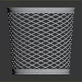 Transparent Mesh Design Trash Can For Home Daily Use Essentials 3d model