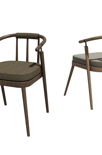 Dining Chair Leisure Chair 3d model